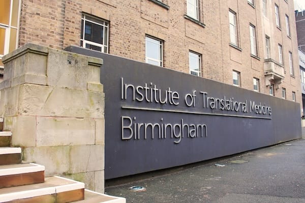 Institute of Translational Medicine Birmingham sign and building