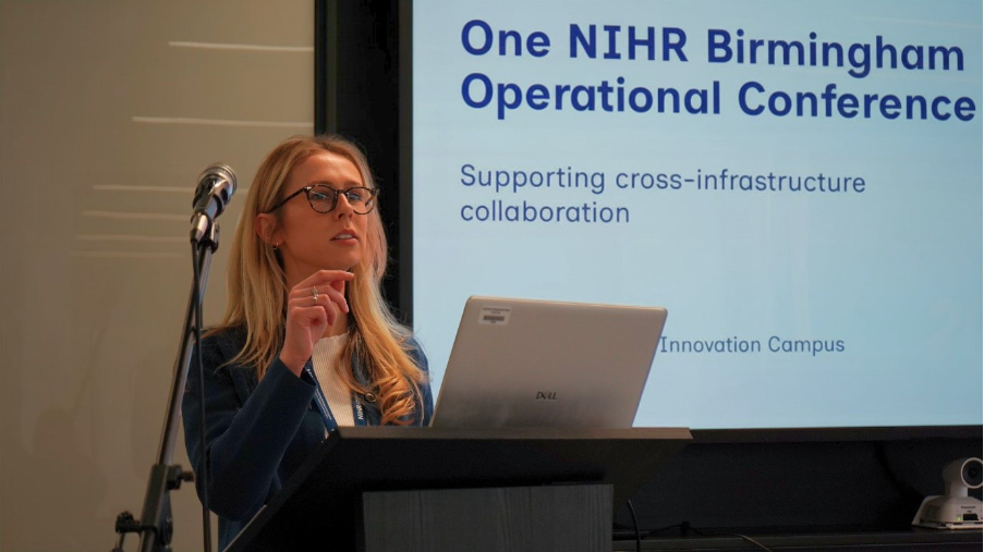 Deborah Milligan on stage