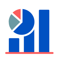 Data diagnostics and decision tools icon